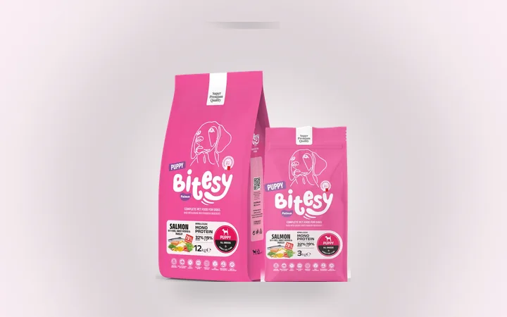 Bitesy Platinum mono-protein salmon puppy formula for dogs