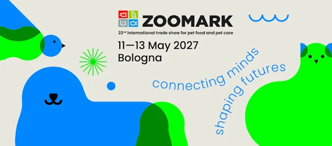 Zoomark 2027, 22nd international trade show for pet food and pet care, 11–13 May 2027, Bologna