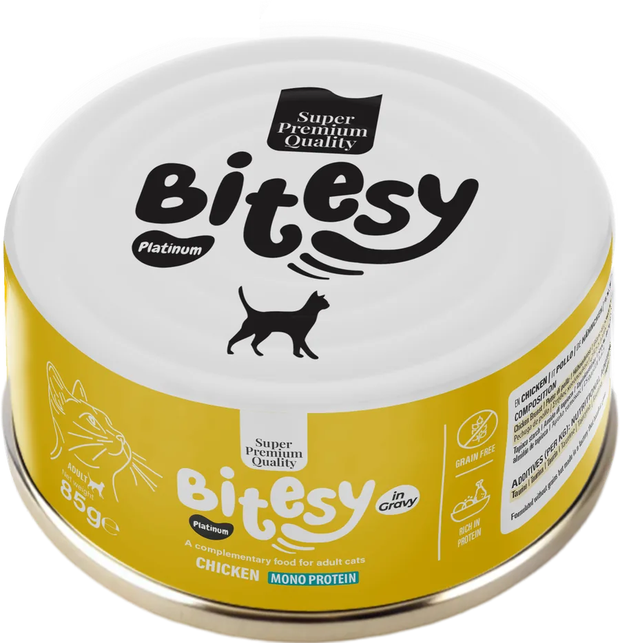 Bitesy Platinum Cat 85g can